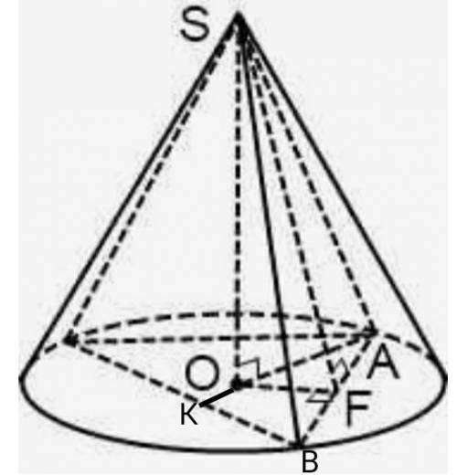 Сторона основи правильної трикутної піраміди дорівнює 6 см а бічне ребро 4 см.Знайти обєм і площу по