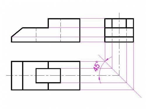 инженерная графика как сделать 3 рисунок я начал внизу