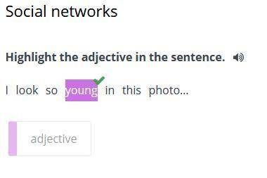 Highlight the adjective in the sentence