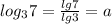 log_37=\frac{lg7}{lg3}=a