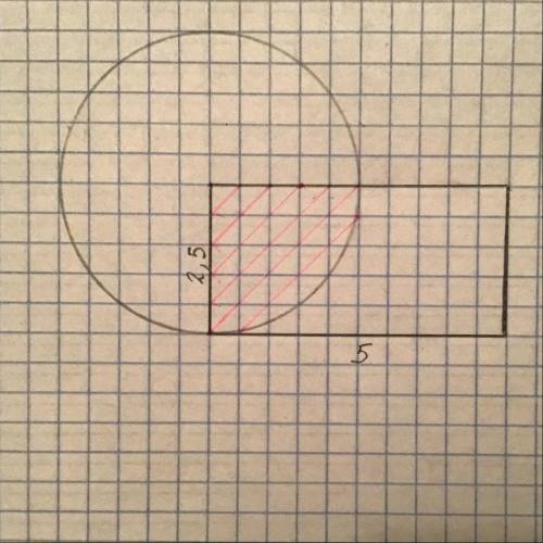 . а) Из угла построенного тобой прямоугольни- ка начерти окружность, радиус которой равенширине прям