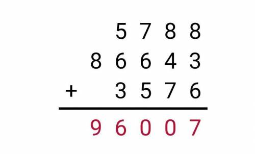 5788+86643+3576 в столбик​