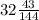 32\frac{43}{144}