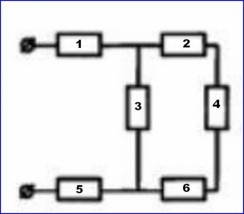Срночно Рассчитайте общее сопротивление цепи на рисунке, если сопротивление одного резистора R.