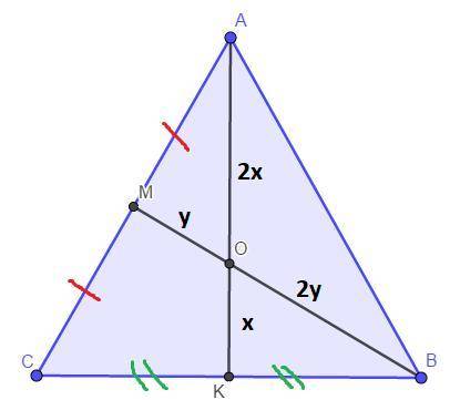 за 1 задачу Основа рівнобедреного трикутника дорівнює 10 см, а медіана, проведена до бічної сторони,