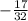 -\frac{17}{32}