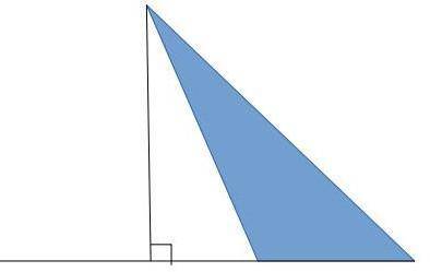 Если высота треугольника ему не пренадлежит, то этот треугольник является
