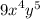 {9x}^{4} {y}^{5}