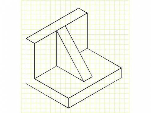 ПОДАЛУСТА ПОБЫСТРЕЕ НУЖНО РИСУНОК НА ФОТО СДЕЛАТЬ В АКСОНОМЕТРИЧЕСКОЙ ПРОЕ​