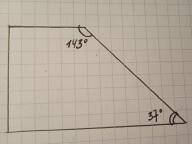 Один из углов прямоугольной трапеции равен 37°. Найдите больший угол этой трапеции.​