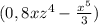 (0,8xz^4-\frac{x^5}{3})