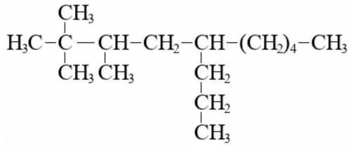 Написать структурную формулу: 2,2,3- триметил 5- пропилдекан