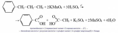 Осуществите цепочку превращений: Пропилбензол - бензойная кислотаЦиклогексан - бензол - хлорбензол -