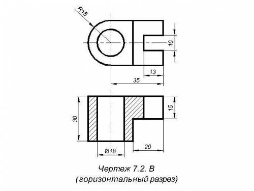 Выполните разрез одной из этих рисунков