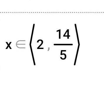 Решите двойное неравенство: 3<5x+2/4<4​