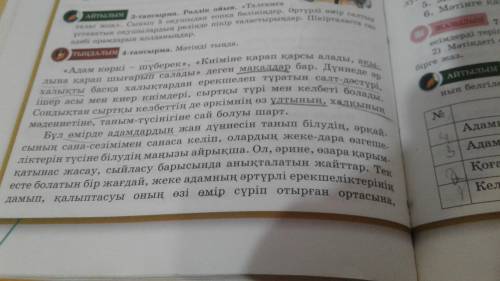 137бет 7тапсырма.1)Мәтінде қолданылған деректі, дерексіз зат есімдерді теріп жаз.2)Мәтіндегі синоним