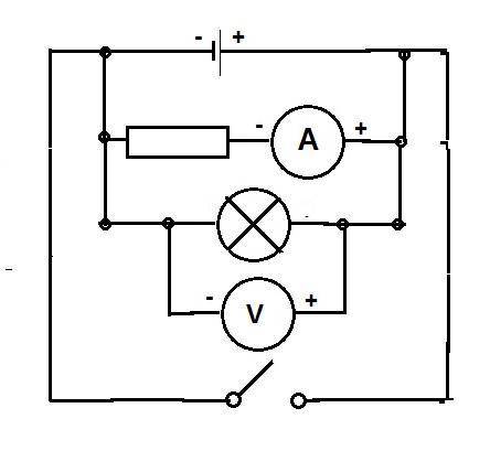 РЕШЕНИЕ ОБЯЗАТЕЛЬНО ( ) 1) К батарейке параллельно присоединены лампочка и резистор. На лампочке изм