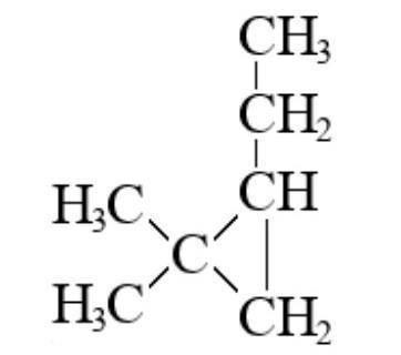 1,1диметил-2этилциклопропана​