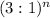 (3:1)^{n}