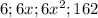 6;6x;6x^{2} ;162