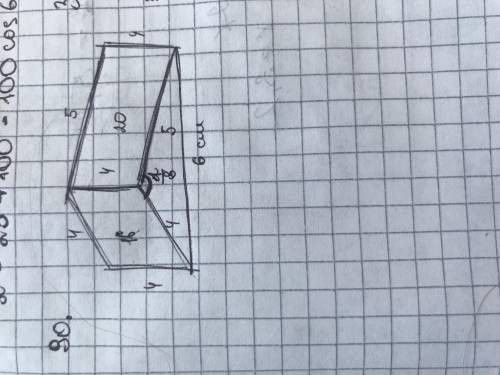 Квадрат і прямокутник, площі яких дорівнюють 16 см2 і 20 см2 відповідно, мають спільну сторону, а їх