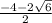 \frac{-4-2\sqrt{6} }{2}