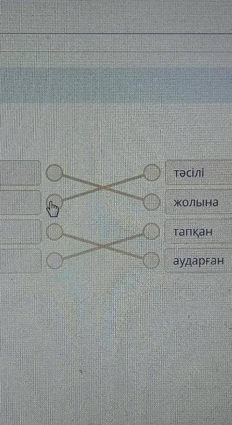 Сәйкестендір. Количество соединений 4. Ғылым тәсілі ойлау жолына қоныс тапқан шешімін аударған