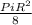 \frac{PiR^2}{8}