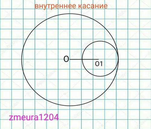 4. Радиусы двух касающихся окружностей, пропорциональные числам б и 4, а расстояние между центрами к