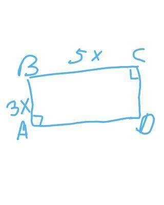 Чому дорівнюють сторони прямокутника , якщо вони будуть відноситься як 3:5 , а його площа становить