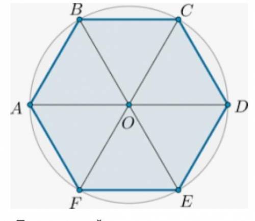 прямоугольный треугольник с катетами 4 см вписан в окружность. найдите площадь правильного шестиугол