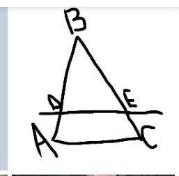 Нарисуй треугольник ABC и проведи ED ∥ CA. Известно, что: D∈AB,E∈BC, ∢ABC=63°, ∢EDB=56°. Вычисли ∡ A