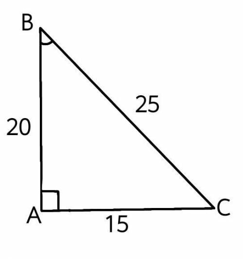 у трикутника ABCD кут A дорівнює 90°. BC = 25 см, AC = 15 см. Знайти косинус кута А ,знайдіть танген