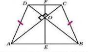 Диагонали равнобедренной трапеции взаимно перпендикулярны площадь раына 5,76 см^2 Найдите высоту и с