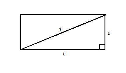 Найдите длину прямоугольника,ширина которого 6,а диагональ 2 ,но с решением !​