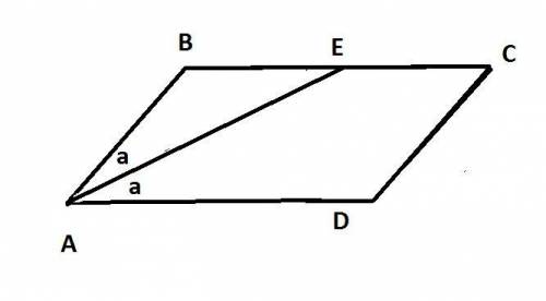 Биссектриса угла параллелограмма делит его сторону на отрезки длинной 5 и 6 сантиметров. Найти перим