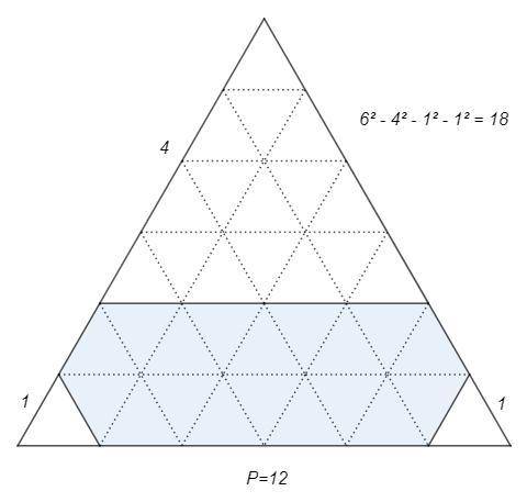 4. У шестиугольника с одинаковыми углами , но не одинаковыми сторонами, площадь в 3 раза больше прав