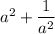 a^2+\dfrac{1}{a^2}
