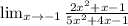 \lim_{x \to- 1} \frac{2x^2+x-1}{5x^2+4x-1}