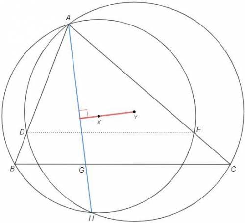 В треугольнике ABC на стороне AB выбрали точку D и провели DE II BC (E - точка пересечения DE и AC).