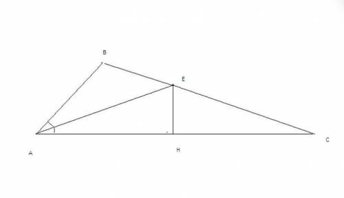 в треугольнике abc биссектриса угла ae равна ec.Найдите углы треугольника, если известно,что 2ab=ac.