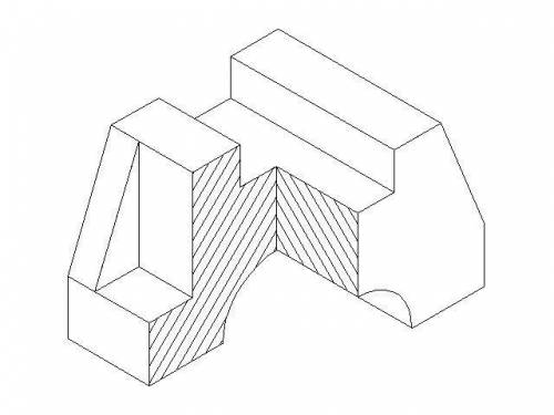 Рисунок 160 под буквой А начертить в изометрической проекции с вырезом 1\4 части.