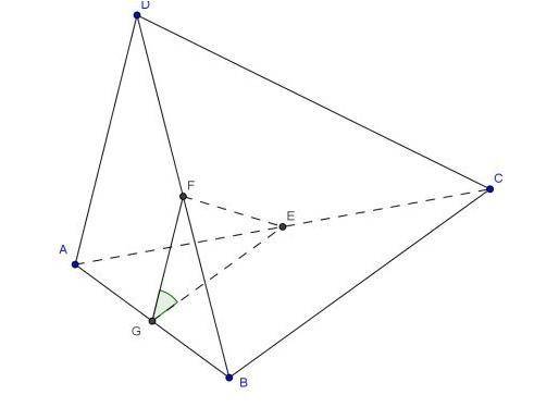 решить Дана треугольная пирамида ABCD Найти угол между прямыми АD и BC, если AD=24, BC=10, а расстоя