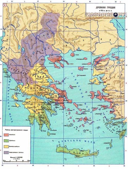 Які історичні області Давньої Греції були найрозвинутішими