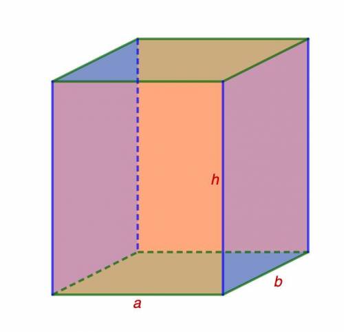 В прямоугольном параллелепипеде площади трёх граней равны 16см в квадрате, 9см в квадрате и 25см в к