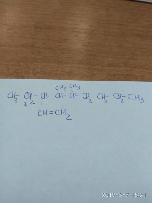 Составить структурную формулу: 3 винил 4,5 диметилдеканесли можно, конечно же.​