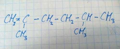 2,5-диметил-гексен-1 составьте структурные формулы веществ​