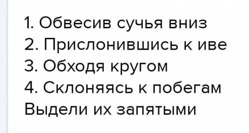 Выделить деепричастие и деепричастный оборот