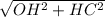 \sqrt{OH^{2}+HC^{2} }