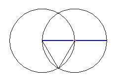 1)построить равносторонний треугольник у которого сторона в два раза меньше данного отрезка.нужно: п